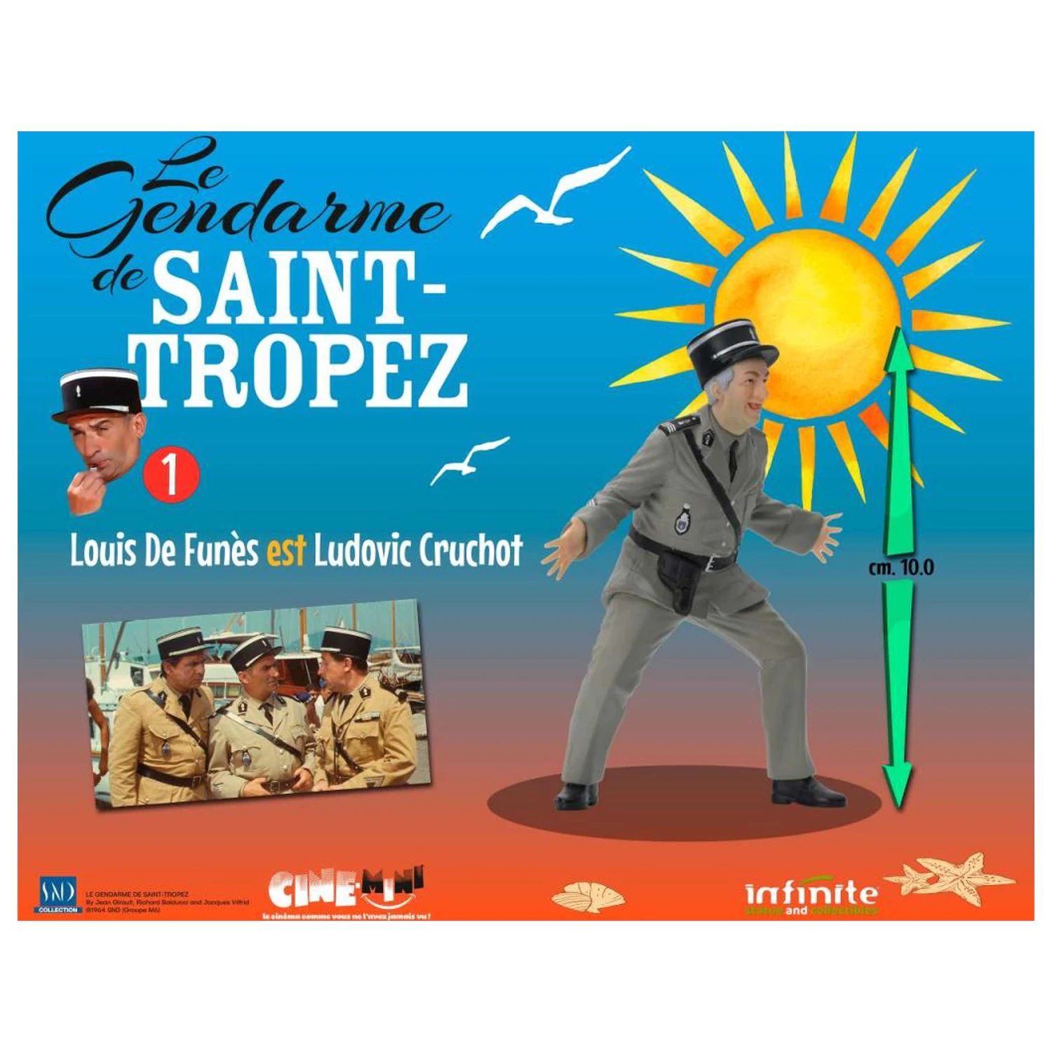 The Troops of St. Tropez Ludovic Cruchot Figurina 10cm poza produsului