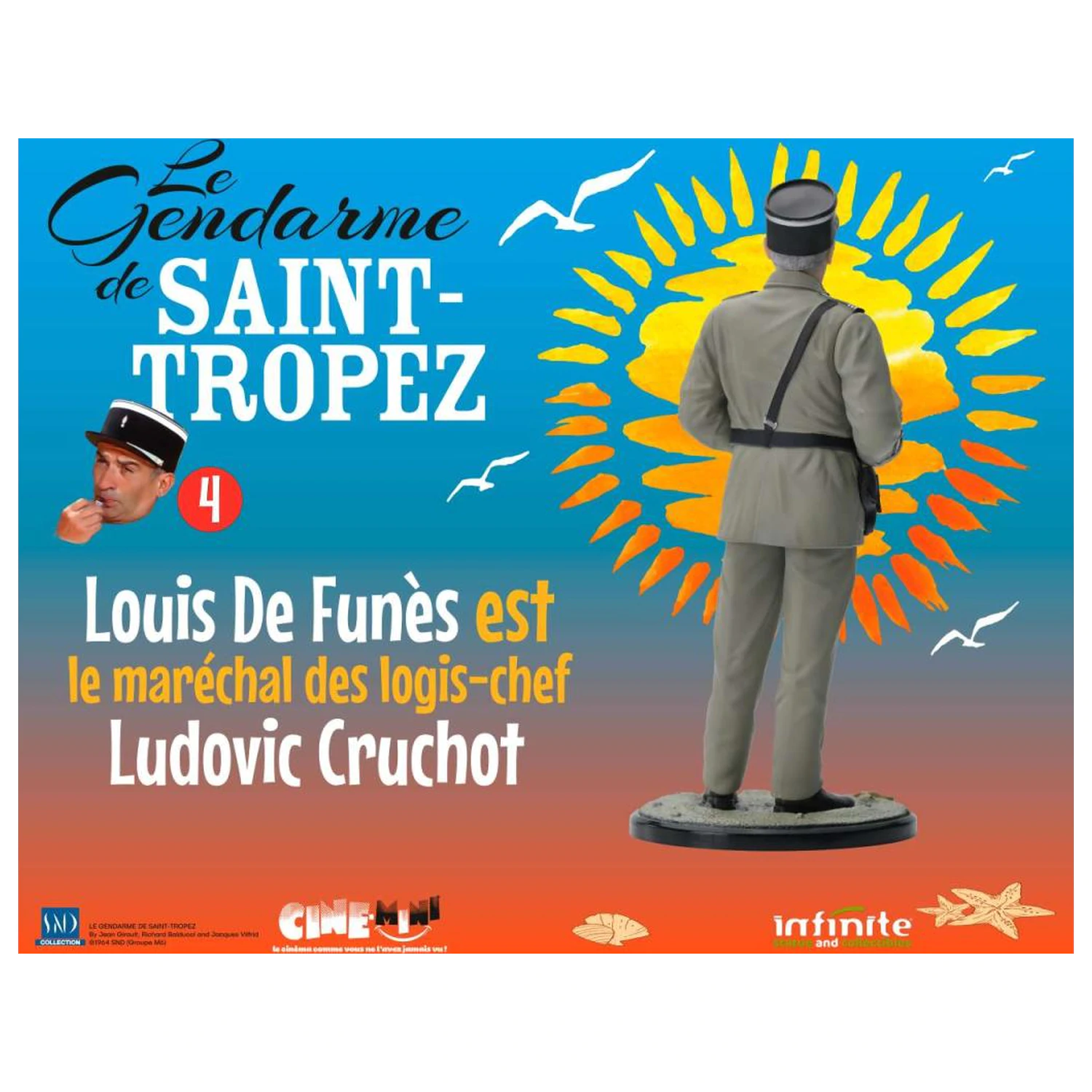 The Troops of St Tropez Ludovic Cruchot Figurina 16 cm poza produsului