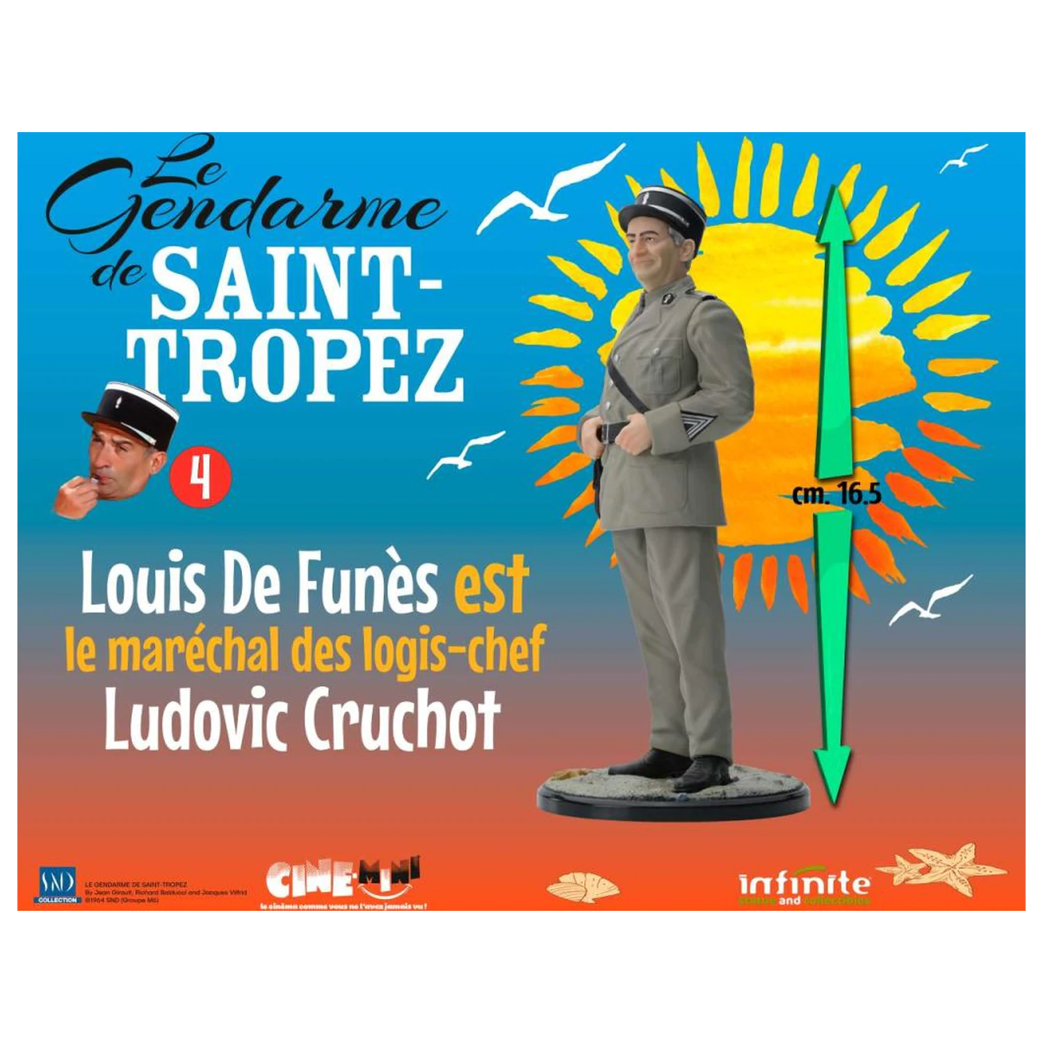 The Troops of St Tropez Ludovic Cruchot Figurina 16 cm poza produsului