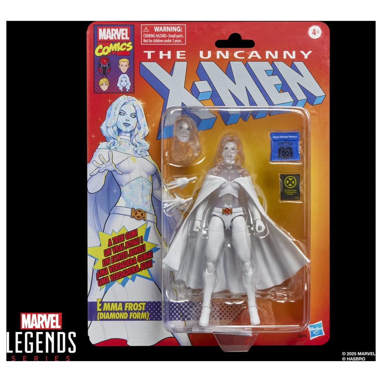 The Uncanny X-Men Marvel Legends Figurina de actiune Emma Frost (Diamond Form) 15 cm poza produsului