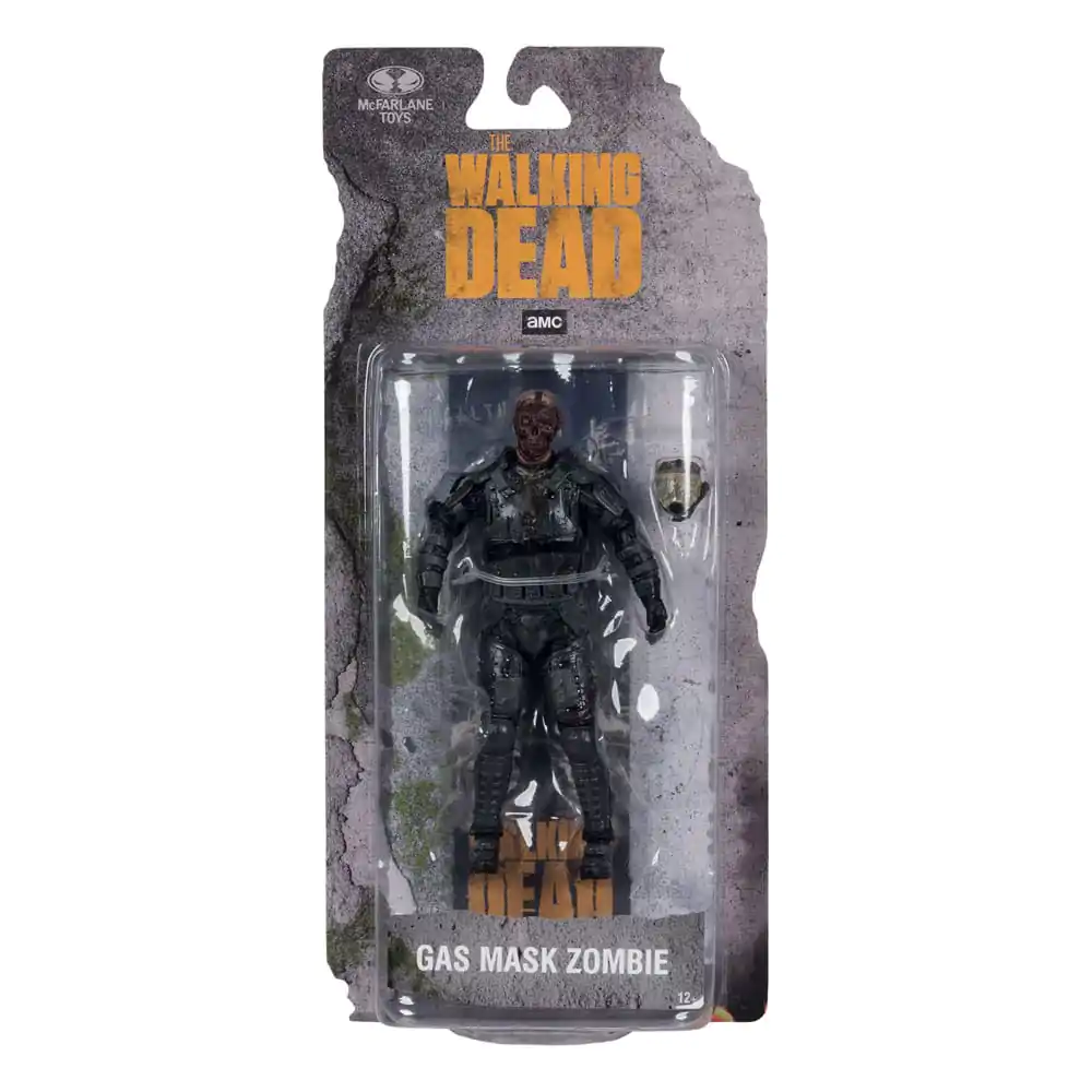 The Walking Dead Figurina de actiune Gas Mask Zombie (Sezon 4) 13 cm poza produsului