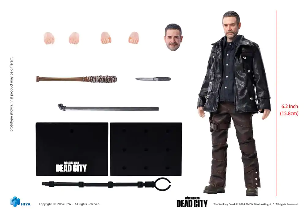 The Walking Dead: Dead City Exquisite Super Series Figurina de acțiune 1/12 Negan 16 cm poza produsului
