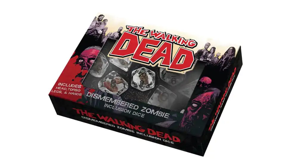 The Walking Dead Dice Set Zombie Dezmembrat Set de Zaruri poza produsului