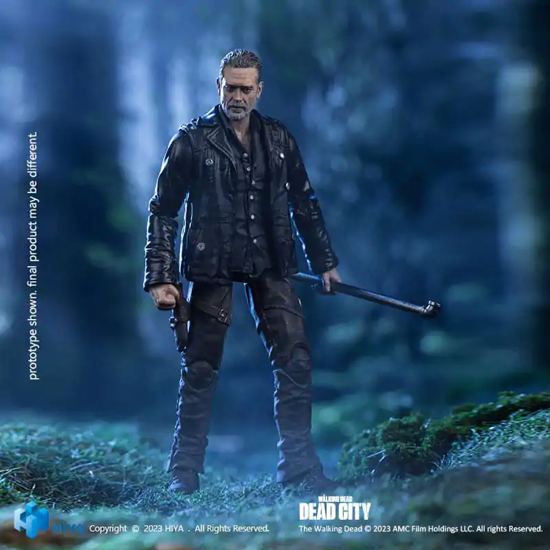 The Walking Dead Exquisite Mini Figurina Acțiune 1/18 Dead City Negan 11 cm poza produsului