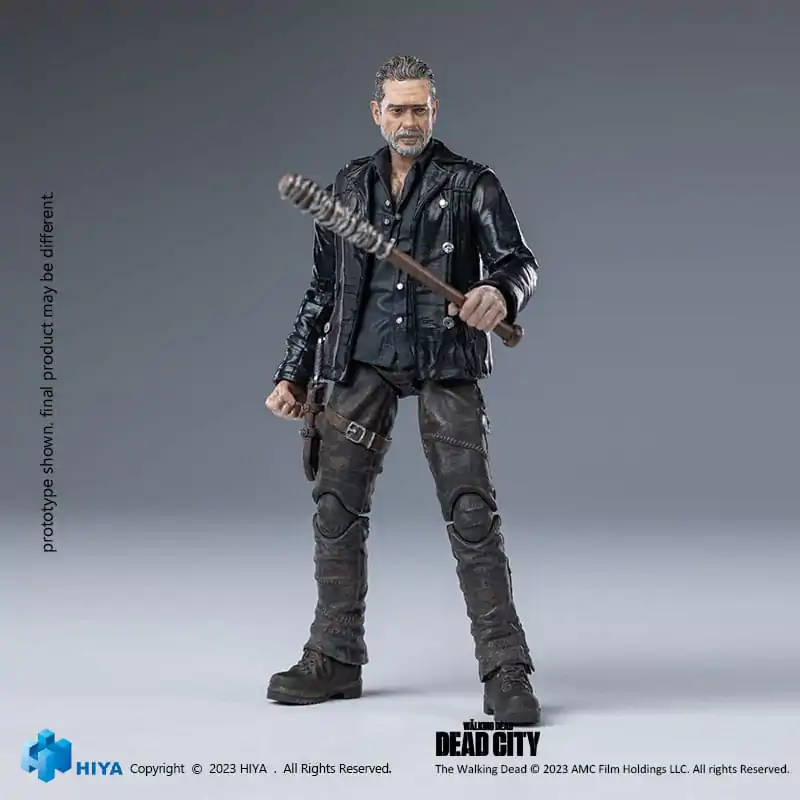 The Walking Dead Exquisite Mini Figurina Acțiune 1/18 Dead City Negan 11 cm poza produsului