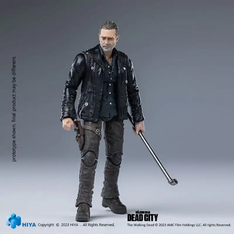 The Walking Dead Exquisite Mini Figurina Acțiune 1/18 Dead City Negan 11 cm poza produsului