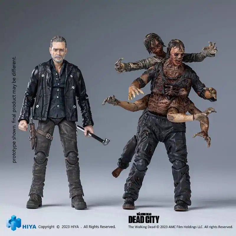 The Walking Dead Exquisite Mini Figurina Acțiune 1/18 Dead City Negan 11 cm poza produsului