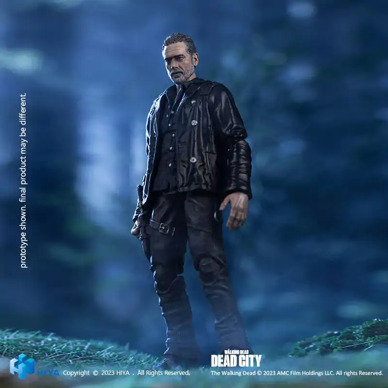 The Walking Dead Exquisite Mini Figurina Acțiune 1/18 Dead City Negan 11 cm poza produsului