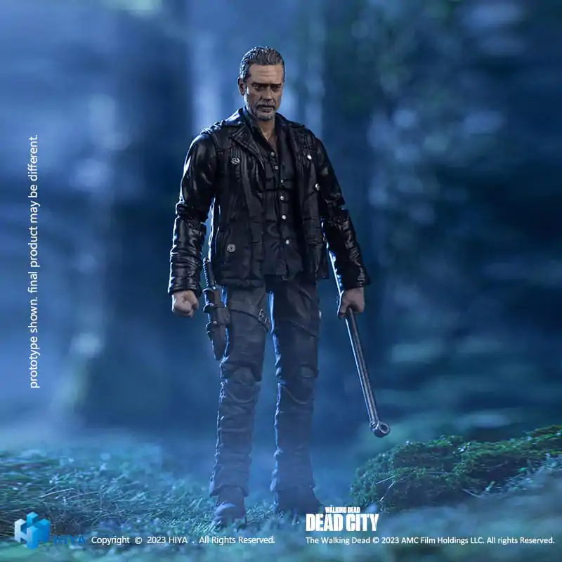 The Walking Dead Exquisite Mini Figurina Acțiune 1/18 Dead City Negan 11 cm poza produsului