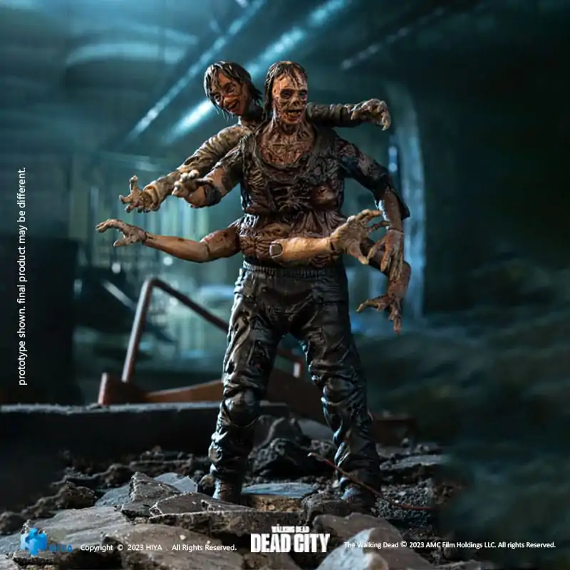 The Walking Dead Exquisite Mini Figurina de acțiune 1/18 Dead City Walker King 11 cm poza produsului