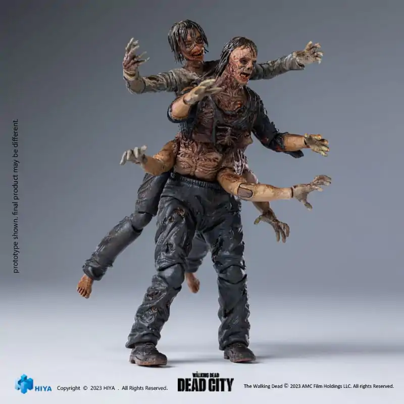 The Walking Dead Exquisite Mini Figurina de acțiune 1/18 Dead City Walker King 11 cm poza produsului