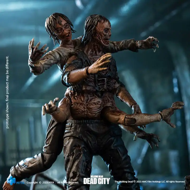 The Walking Dead Exquisite Mini Figurina de acțiune 1/18 Dead City Walker King 11 cm poza produsului