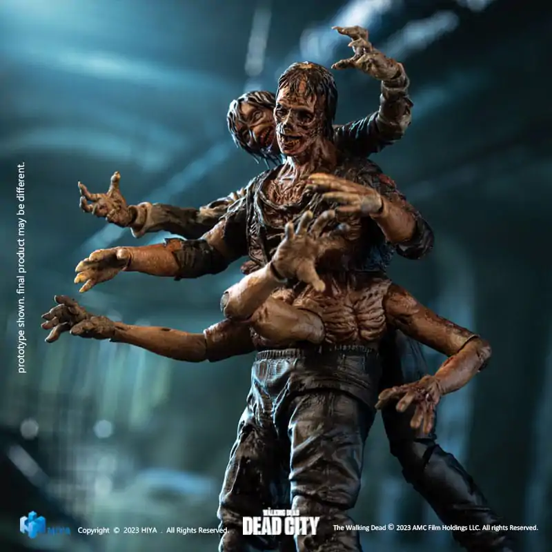 The Walking Dead Exquisite Mini Figurina de acțiune 1/18 Dead City Walker King 11 cm poza produsului