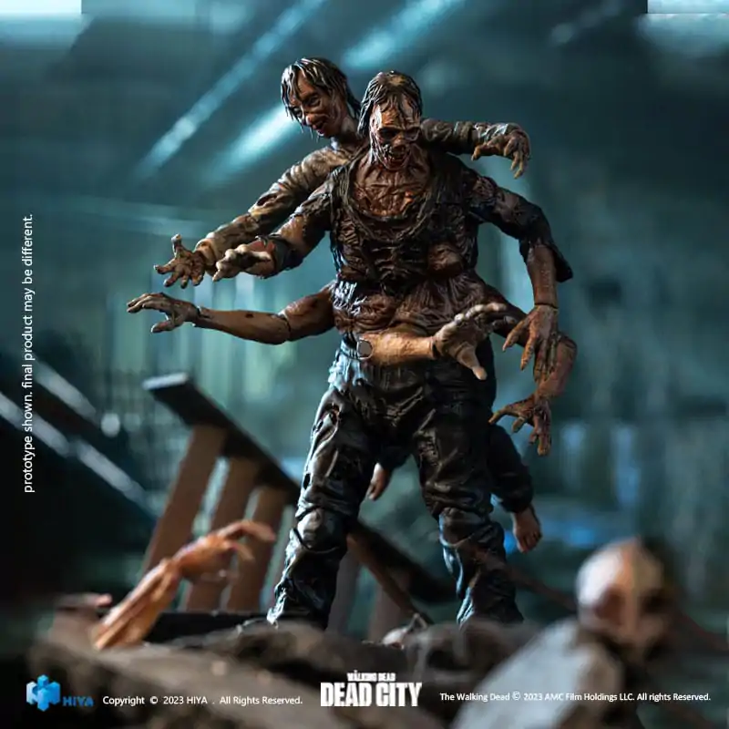 The Walking Dead Exquisite Mini Figurina de acțiune 1/18 Dead City Walker King 11 cm poza produsului