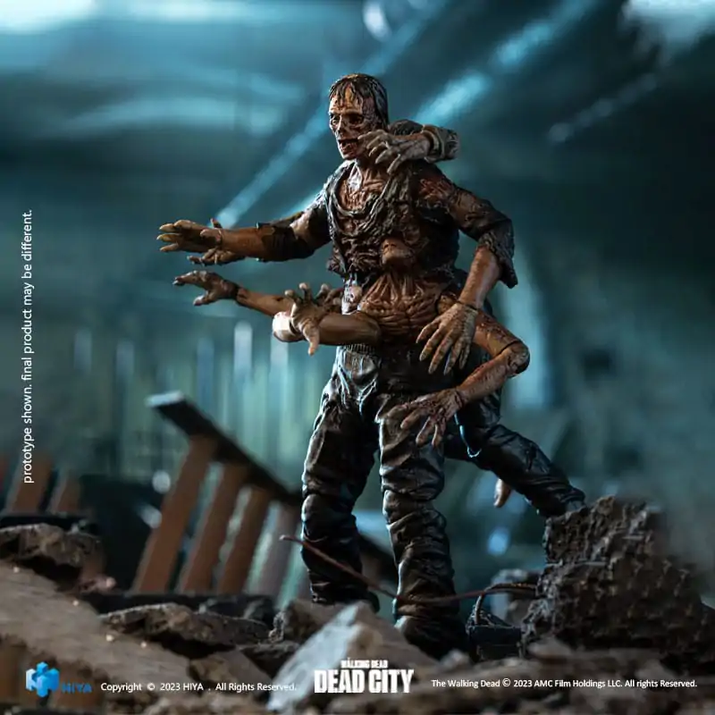 The Walking Dead Exquisite Mini Figurina de acțiune 1/18 Dead City Walker King 11 cm poza produsului