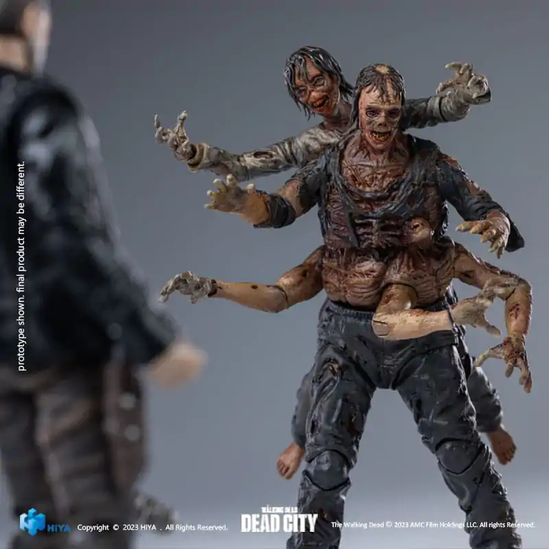 The Walking Dead Exquisite Mini Figurina de acțiune 1/18 Dead City Walker King 11 cm poza produsului