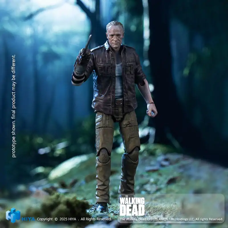 The Walking Dead Figurina Mini Exquisite de Acțiune 1/18 Merle 11 cm poza produsului
