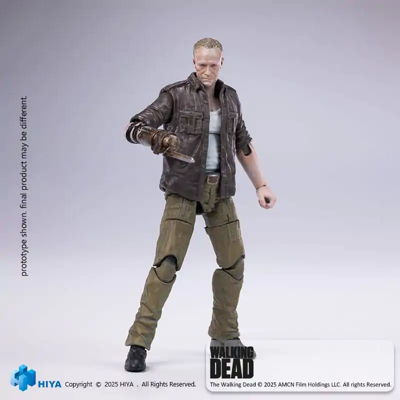 The Walking Dead Figurina Mini Exquisite de Acțiune 1/18 Merle 11 cm poza produsului
