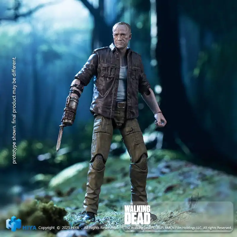 The Walking Dead Figurina Mini Exquisite de Acțiune 1/18 Merle 11 cm poza produsului