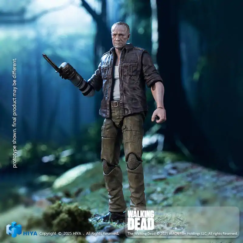 The Walking Dead Figurina Mini Exquisite de Acțiune 1/18 Merle 11 cm poza produsului