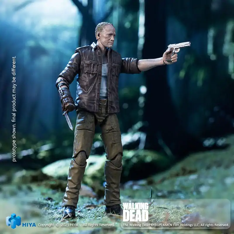 The Walking Dead Figurina Mini Exquisite de Acțiune 1/18 Merle 11 cm poza produsului