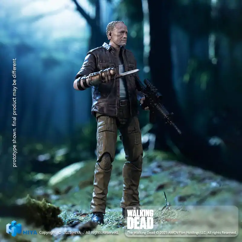 The Walking Dead Figurina Mini Exquisite de Acțiune 1/18 Merle 11 cm poza produsului