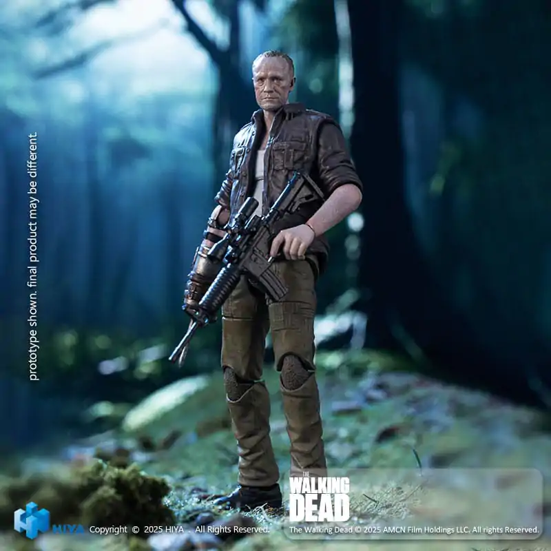 The Walking Dead Figurina Mini Exquisite de Acțiune 1/18 Merle 11 cm poza produsului