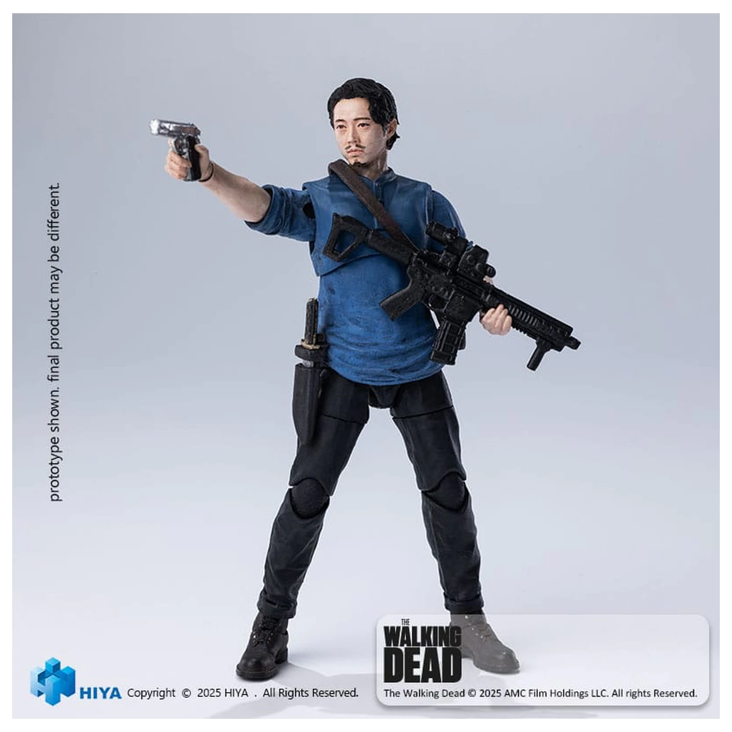 The Walking Dead Exquisite Mini Series figurina de acțiune 1/18 Glenn 11 cm poza produsului