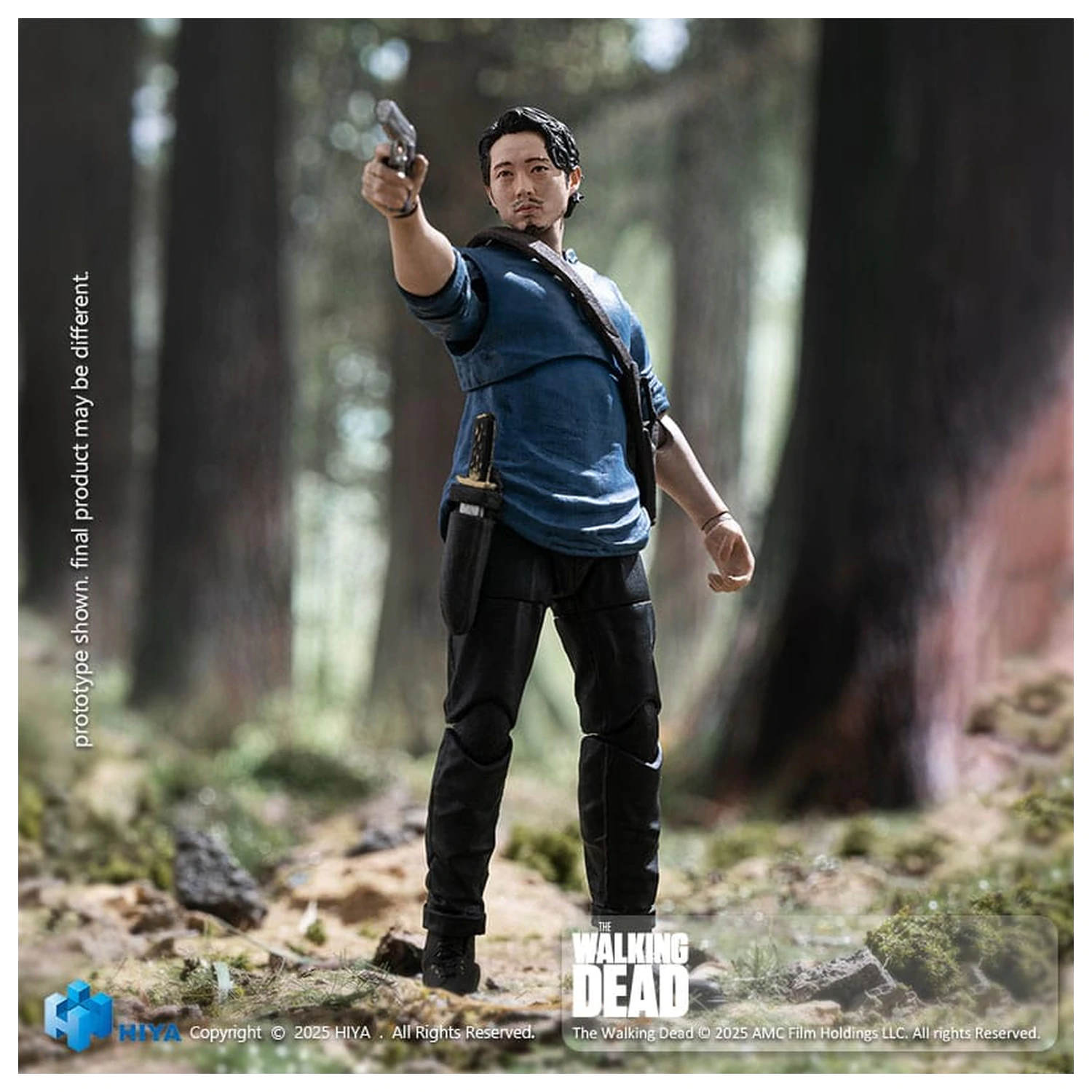 The Walking Dead Exquisite Mini Series figurina de acțiune 1/18 Glenn 11 cm poza produsului