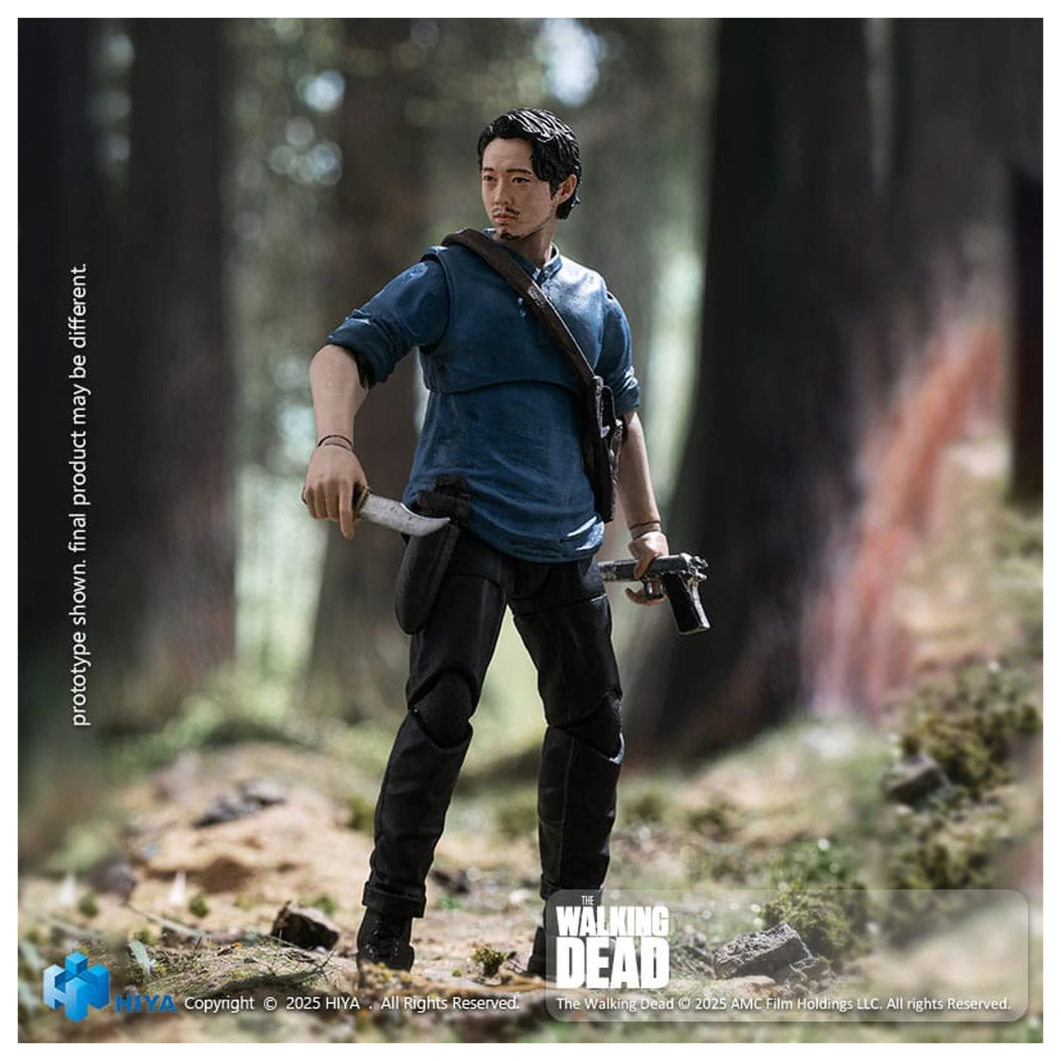 The Walking Dead Exquisite Mini Series figurina de acțiune 1/18 Glenn 11 cm poza produsului
