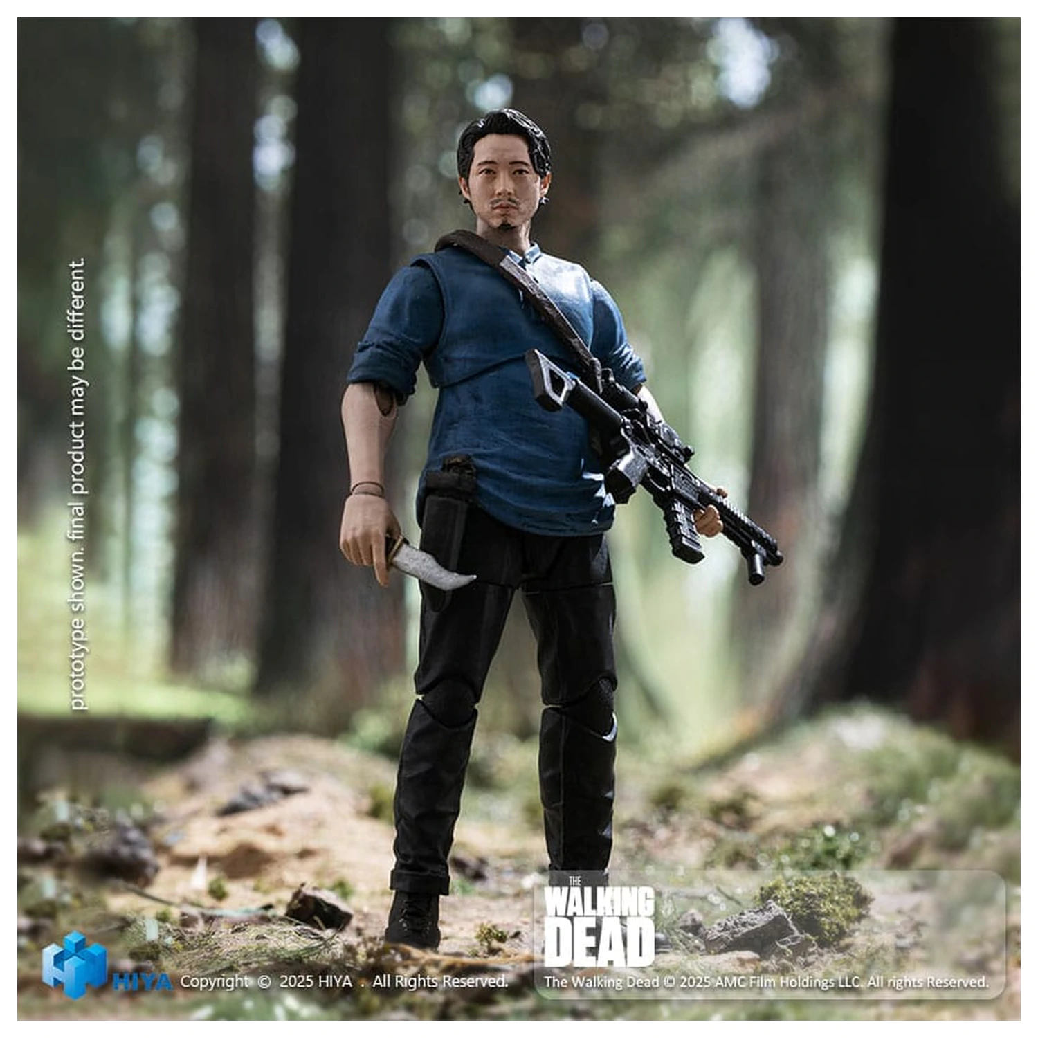 The Walking Dead Exquisite Mini Series figurina de acțiune 1/18 Glenn 11 cm poza produsului