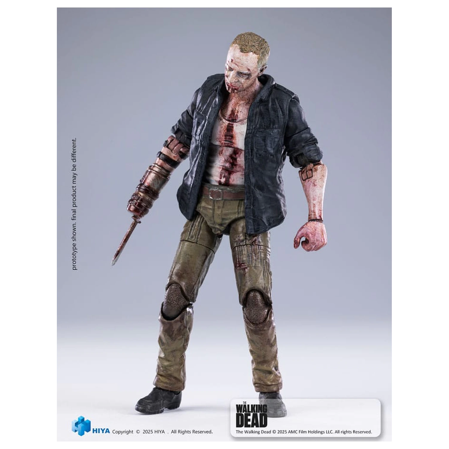 The Walking Dead Exquisite Mini Series Figurină de acțiune 1/18 Merle 11 cm poza produsului