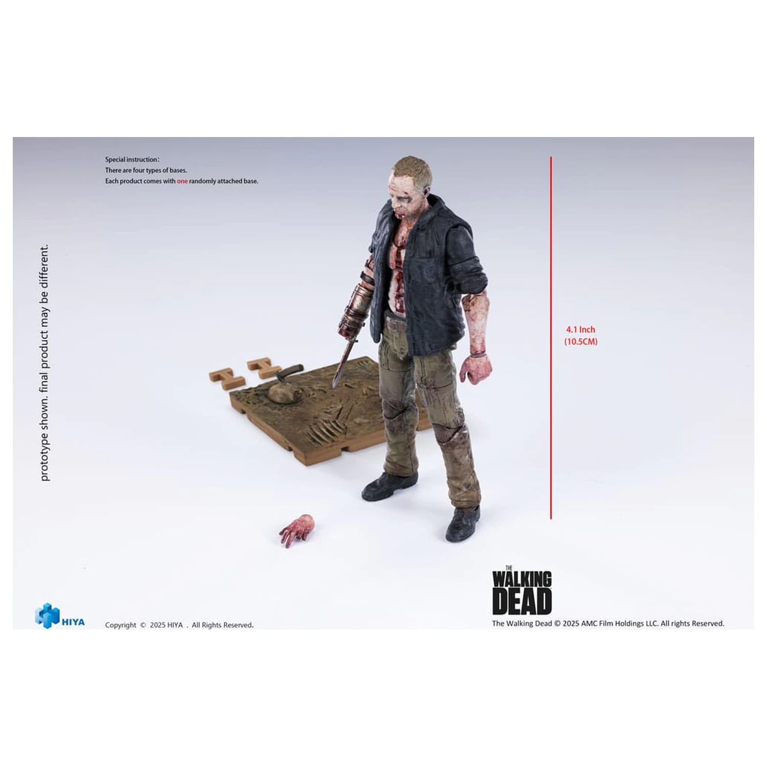 The Walking Dead Exquisite Mini Series Figurină de acțiune 1/18 Merle 11 cm poza produsului