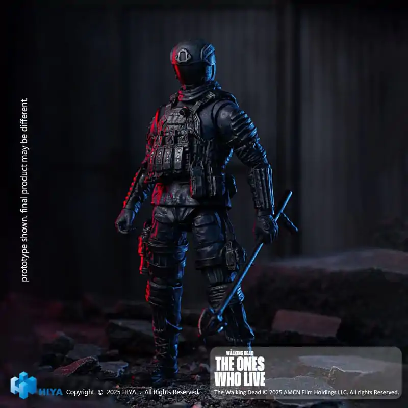 The Walking Dead: The Ones Who Lived Exquisite Mini Figurina de Acțiune 1/18 CRM Soldier 10 cm poza produsului