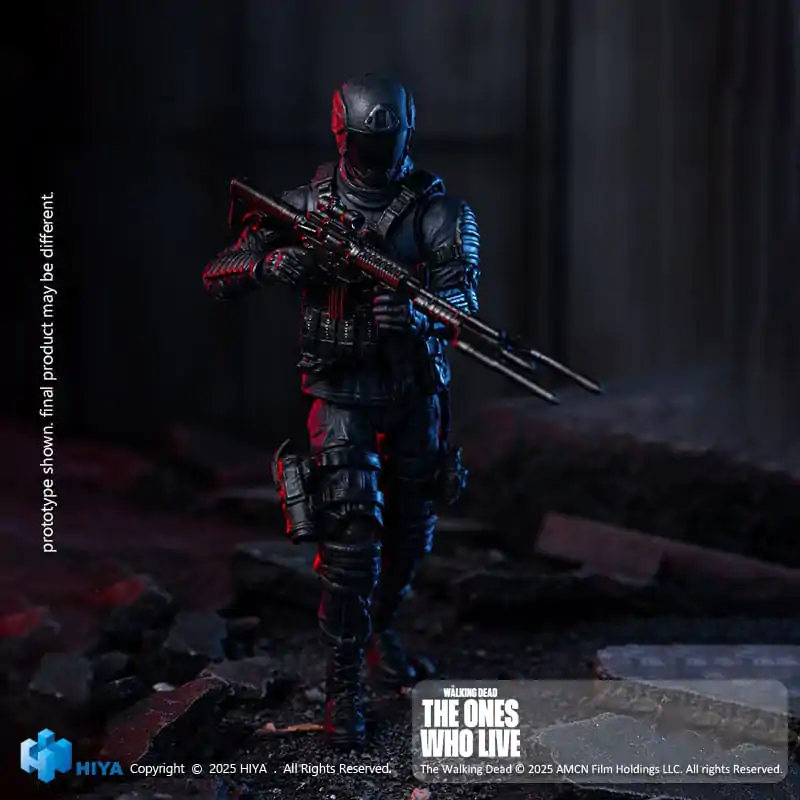 The Walking Dead: The Ones Who Lived Exquisite Mini Figurina de Acțiune 1/18 CRM Soldier 10 cm poza produsului