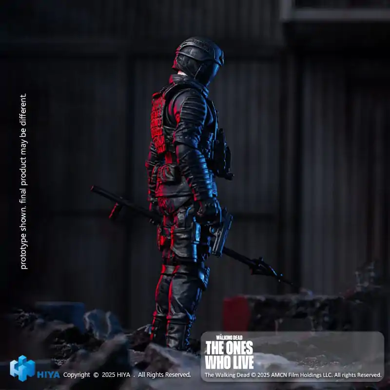 The Walking Dead: The Ones Who Lived Exquisite Mini Figurina de Acțiune 1/18 CRM Soldier 10 cm poza produsului