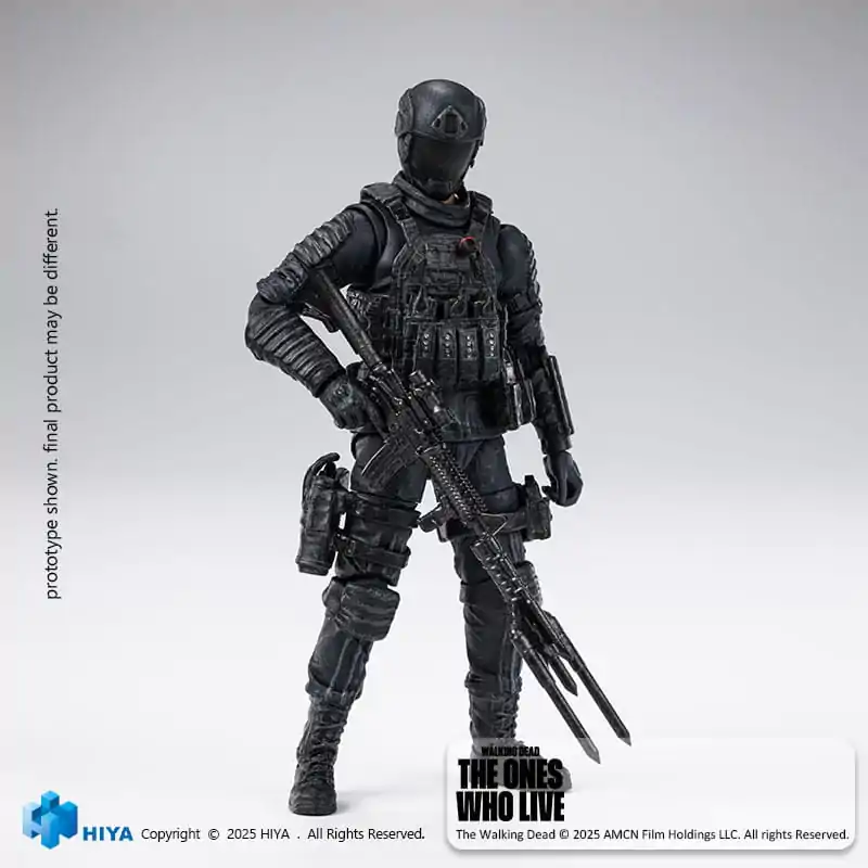The Walking Dead: The Ones Who Lived Exquisite Mini Figurina de Acțiune 1/18 CRM Soldier 10 cm poza produsului