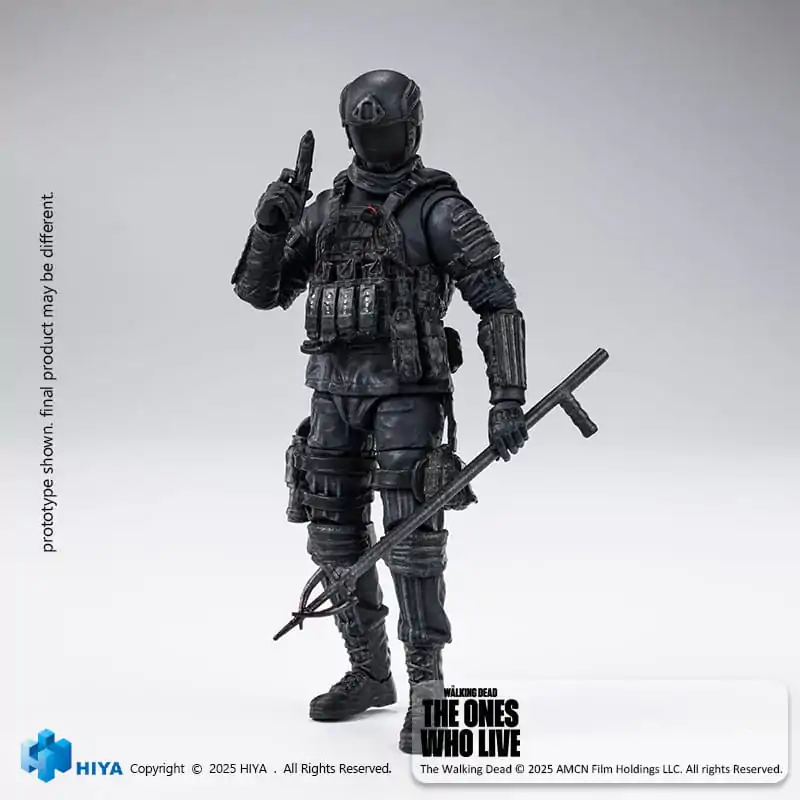 The Walking Dead: The Ones Who Lived Exquisite Mini Figurina de Acțiune 1/18 CRM Soldier 10 cm poza produsului