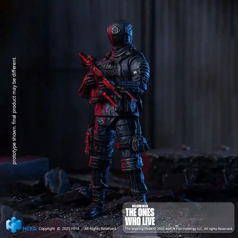The Walking Dead: The Ones Who Lived Exquisite Mini Figurina de Acțiune 1/18 CRM Soldier 10 cm poza produsului