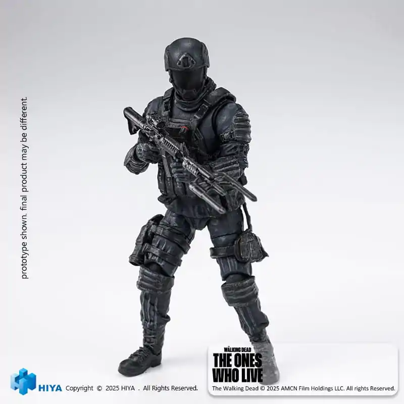The Walking Dead: The Ones Who Lived Exquisite Mini Figurina de Acțiune 1/18 CRM Soldier 10 cm poza produsului