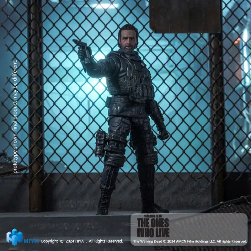 The Walking Dead: The Ones Who Lived Figurina Mini Exquisite 1/18 Rick Grimes 11 cm poza produsului