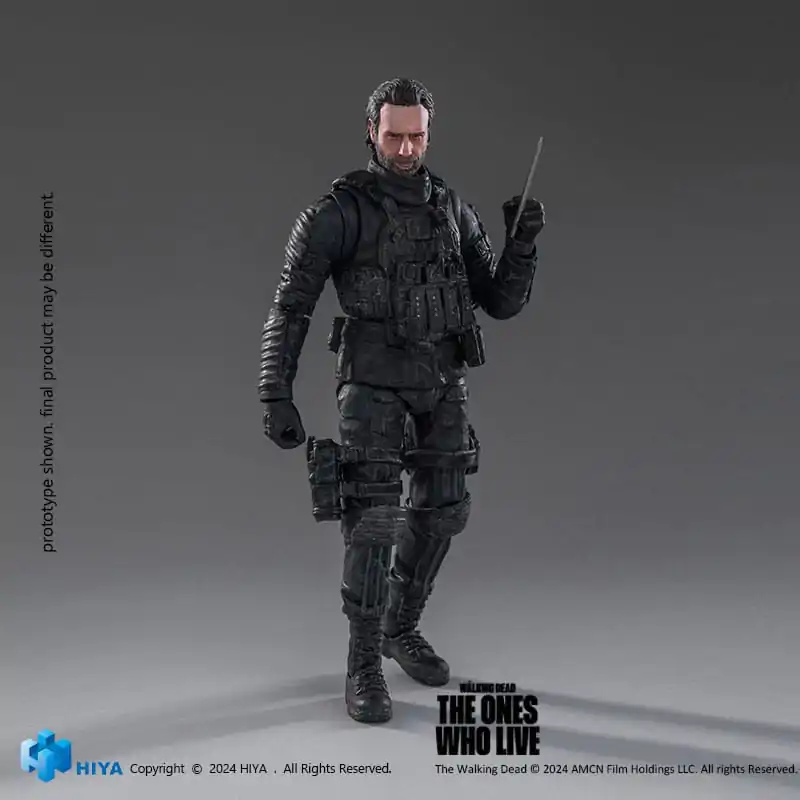 The Walking Dead: The Ones Who Lived Figurina Mini Exquisite 1/18 Rick Grimes 11 cm poza produsului