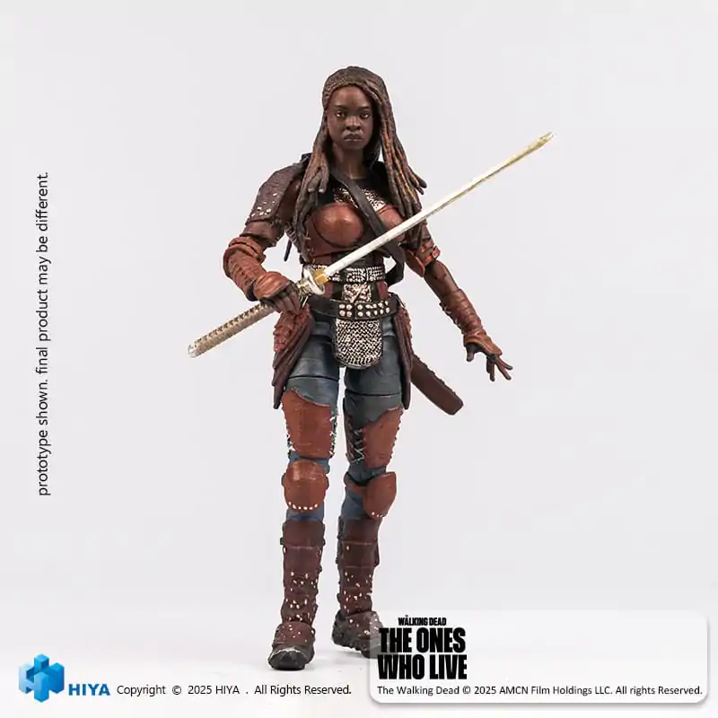 The Walking Dead: The Ones Who Lived Figurina Mini Exquisite 1/18 Michonne 10 cm poza produsului