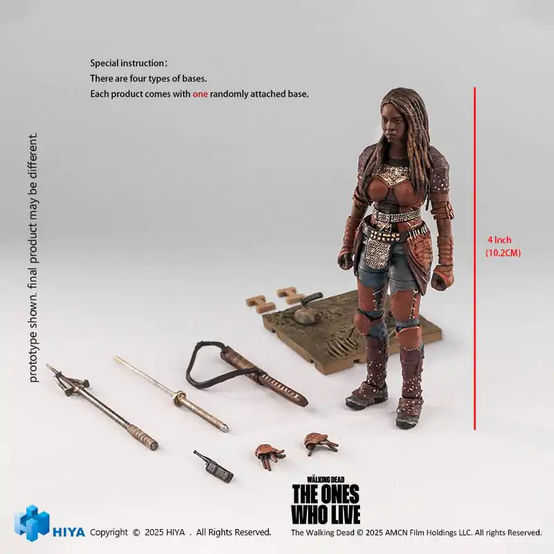 The Walking Dead: The Ones Who Lived Figurina Mini Exquisite 1/18 Michonne 10 cm poza produsului