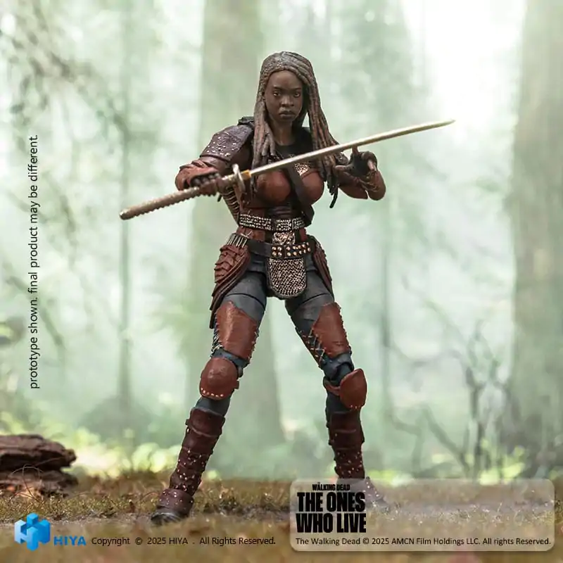 The Walking Dead: The Ones Who Lived Figurina Mini Exquisite 1/18 Michonne 10 cm poza produsului