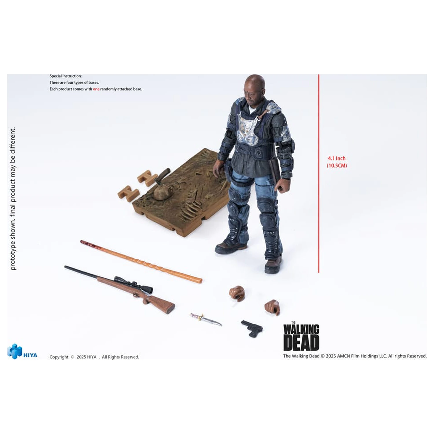 The Walking Dead: The Ones Who Lived Exquisite Mini Figurină de acțiune 1/18 Morgan 10 cm poza produsului