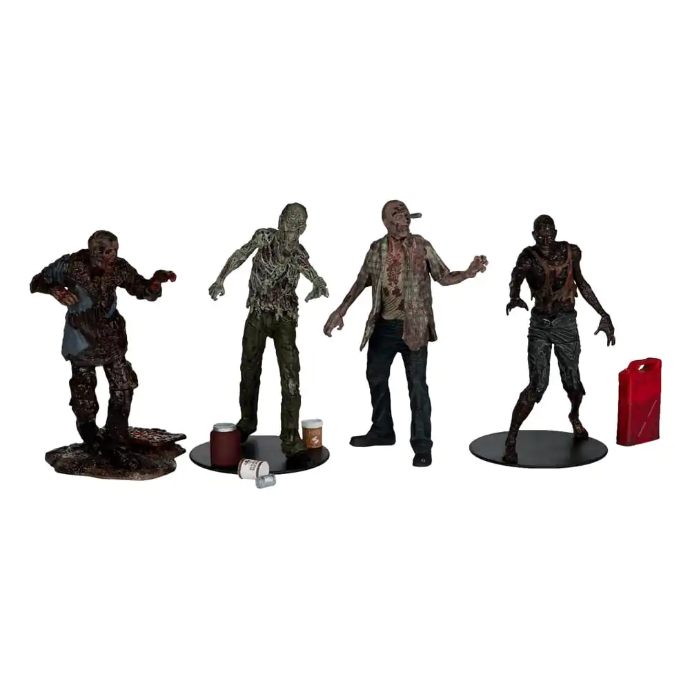 The Walking Dead Figurine de acțiune Set 4 Bucăți Walkeri 13 cm poza produsului