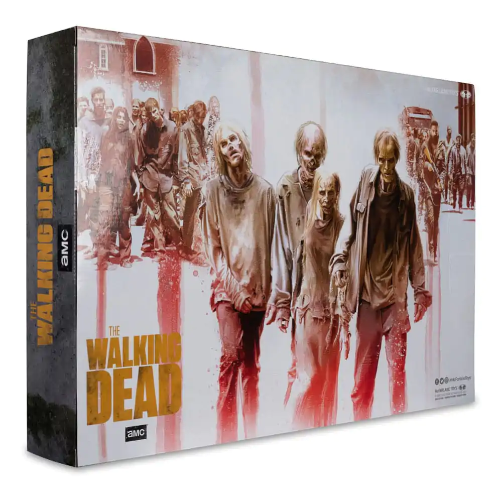 The Walking Dead Figurine de acțiune Set 4 Bucăți Walkeri 13 cm poza produsului