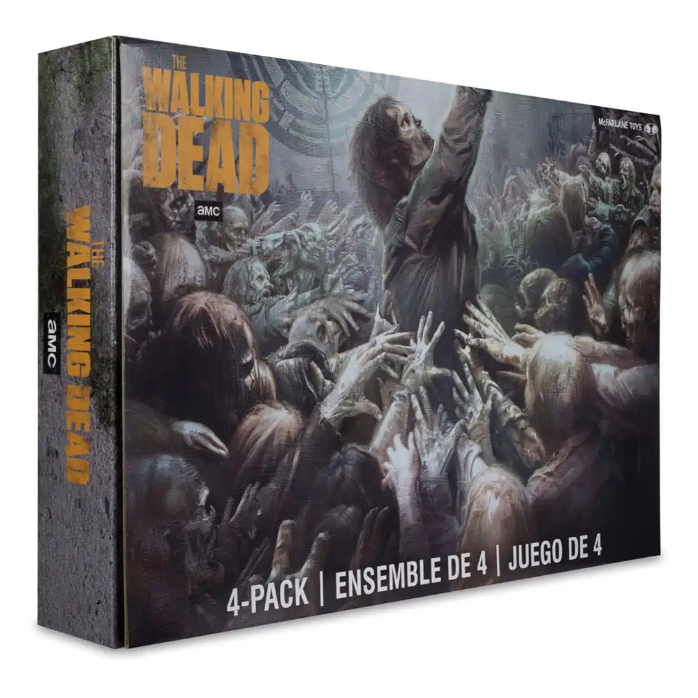 The Walking Dead Figurine de acțiune Set 4 Bucăți Walkeri 13 cm poza produsului