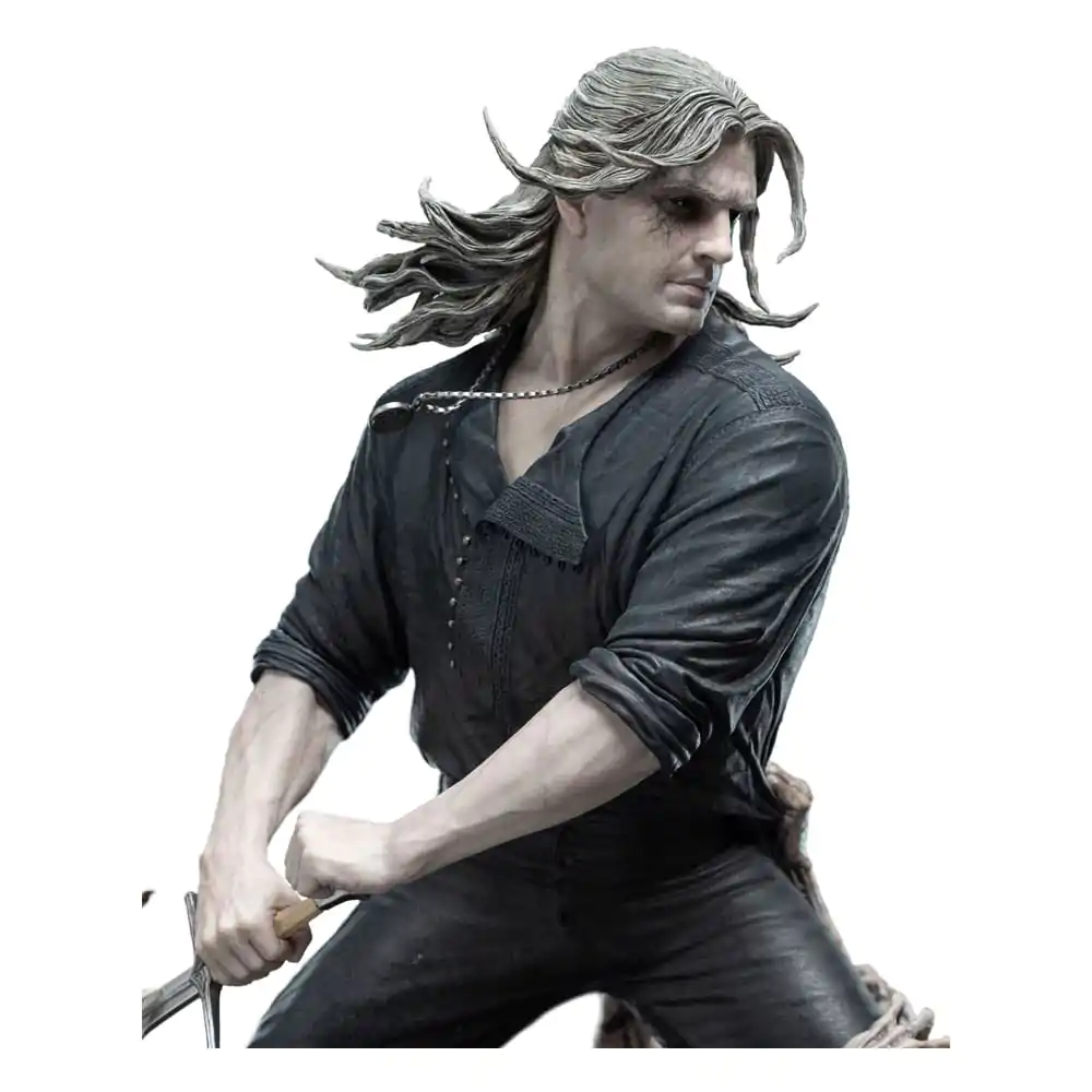 Statuie Witcher 1/4 Geralt the White Wolf 51 cm poza produsului